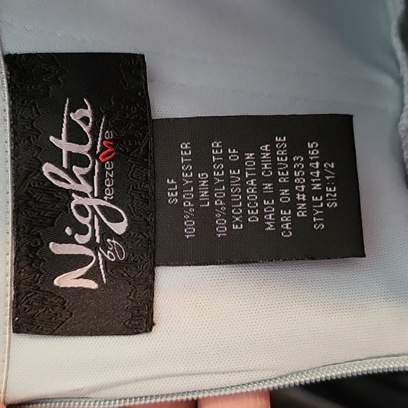 Prom Dress by Nights by Teeze Me Size 1/2 - Picture 5 of 6